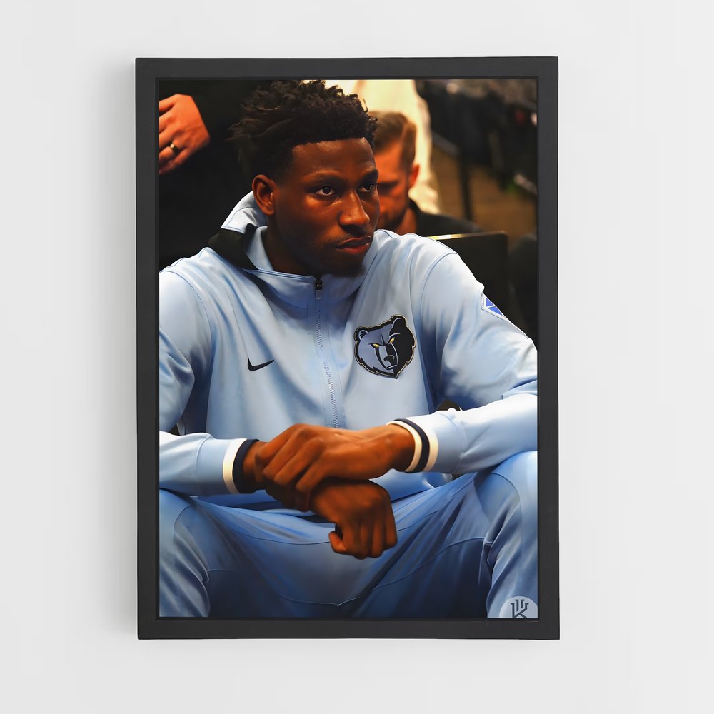 Poster Solitude Révélée – affiche Basketball (vue 2)